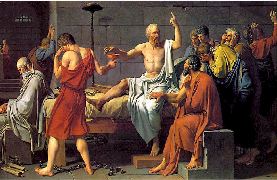 Jacques-Louis David - Morte di Socrate